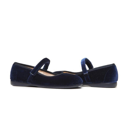 Cassie Navy Adjustable Velcro Non Slip Cushion Shoes core by Childrenchic – Don't Panic Shoes