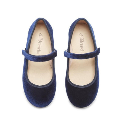 Cassie Navy Adjustable Velcro Non Slip Cushion Shoes core by Childrenchic – Don't Panic Shoes