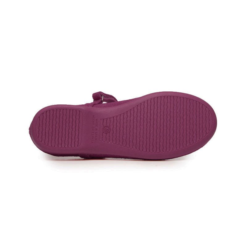 Cassie Plum Adjustable Velcro Non Slip Rubber Soles Spain seasonal core FW by Childrenchic – Don't Panic Shoes