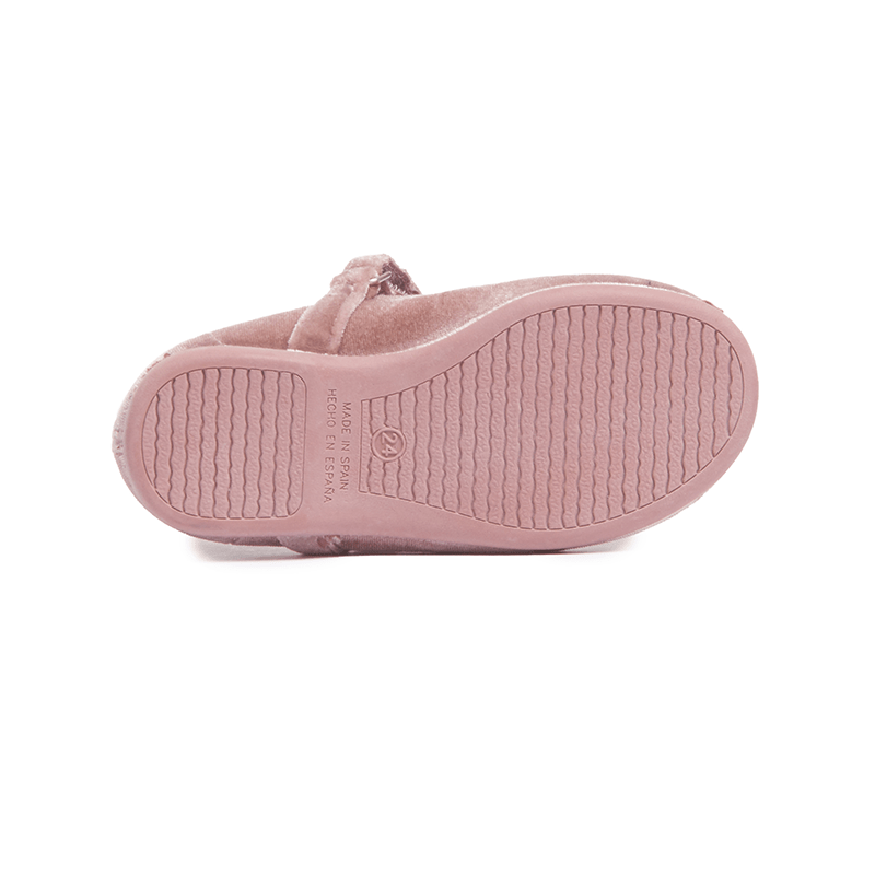 Cassie Rose Adjustable Velcro Non Slip Rubber Soles Spain core by Childrenchic – Don't Panic Shoes