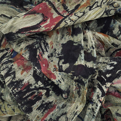 Chagall Dark Green 15 Bamboo Fiber Scarf Florence Italy Bamboo Scarves by Mar Soreli – Don't Panic Shoes