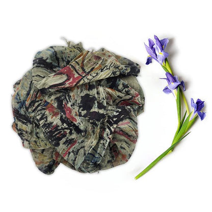 Chagall Dark Green 15 Bamboo Fiber Scarf Florence Italy Bamboo Scarves by Mar Soreli – Don't Panic Shoes