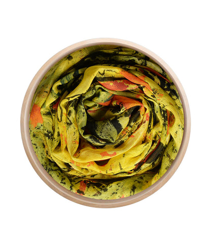 Chagall Yellow 10 Bamboo Fiber Florence Handcrafted Bamboo Scarves by Mar Soreli – Don't Panic Shoes