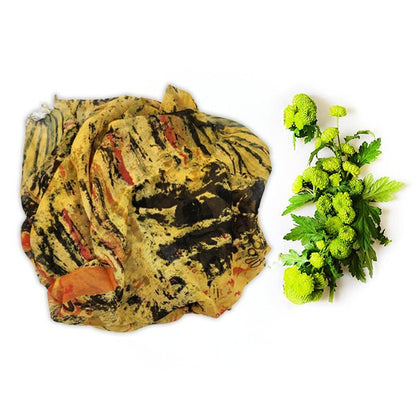 Chagall Yellow 10 Bamboo Fiber Florence Handcrafted Bamboo Scarves by Mar Soreli – Don't Panic Shoes