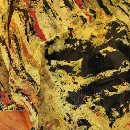 Chagall Yellow 10 Bamboo Fiber Florence Handcrafted Bamboo Scarves by Mar Soreli – Don't Panic Shoes