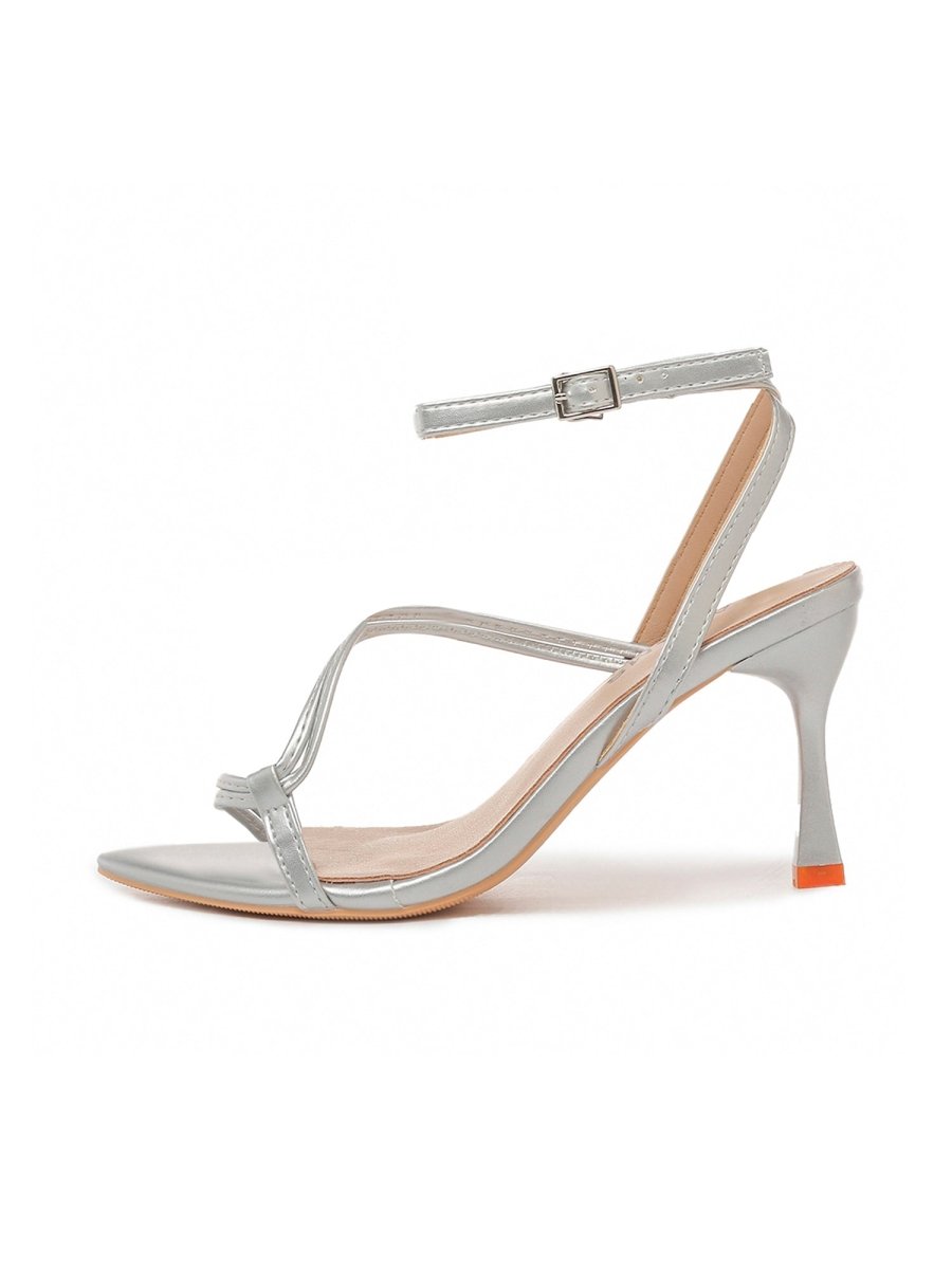 Charlene | Silver Heels by J.Adams – Don't Panic Shoes