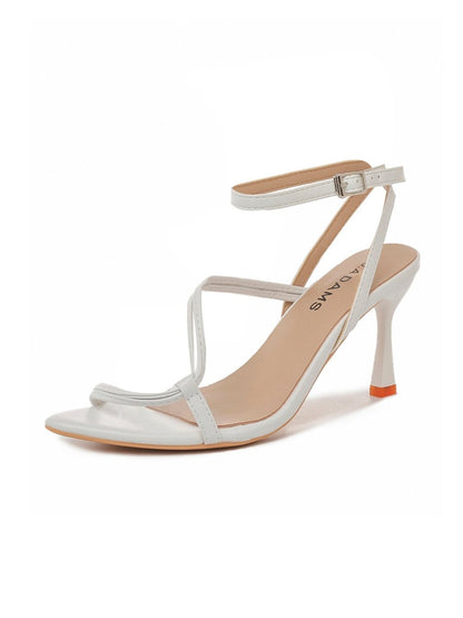 Charlene | White Heels by J.Adams – Don't Panic Shoes