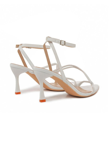 Charlene | White Heels by J.Adams – Don't Panic Shoes