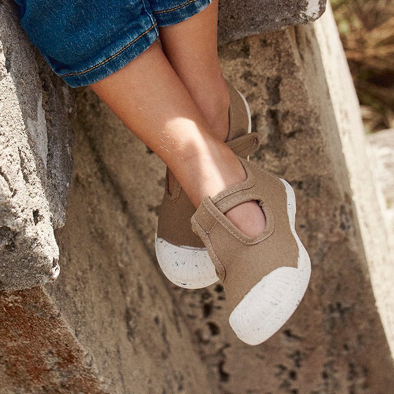 Charlie Camel Rubber Captoe Eco Friendly Shoes Made Spain Core by Childrenchic – Don't Panic Shoes