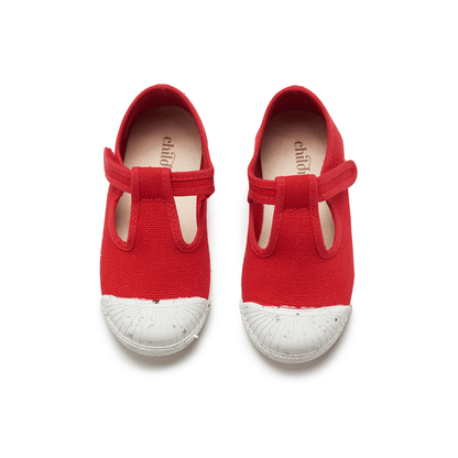 Charlie Red Made In Spain Machine Washable Rubber Captoe Core by Childrenchic – Don't Panic Shoes