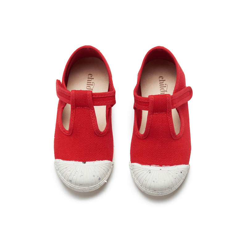 Charlie Red Made In Spain Machine Washable Rubber Captoe Core by Childrenchic – Don't Panic Shoes