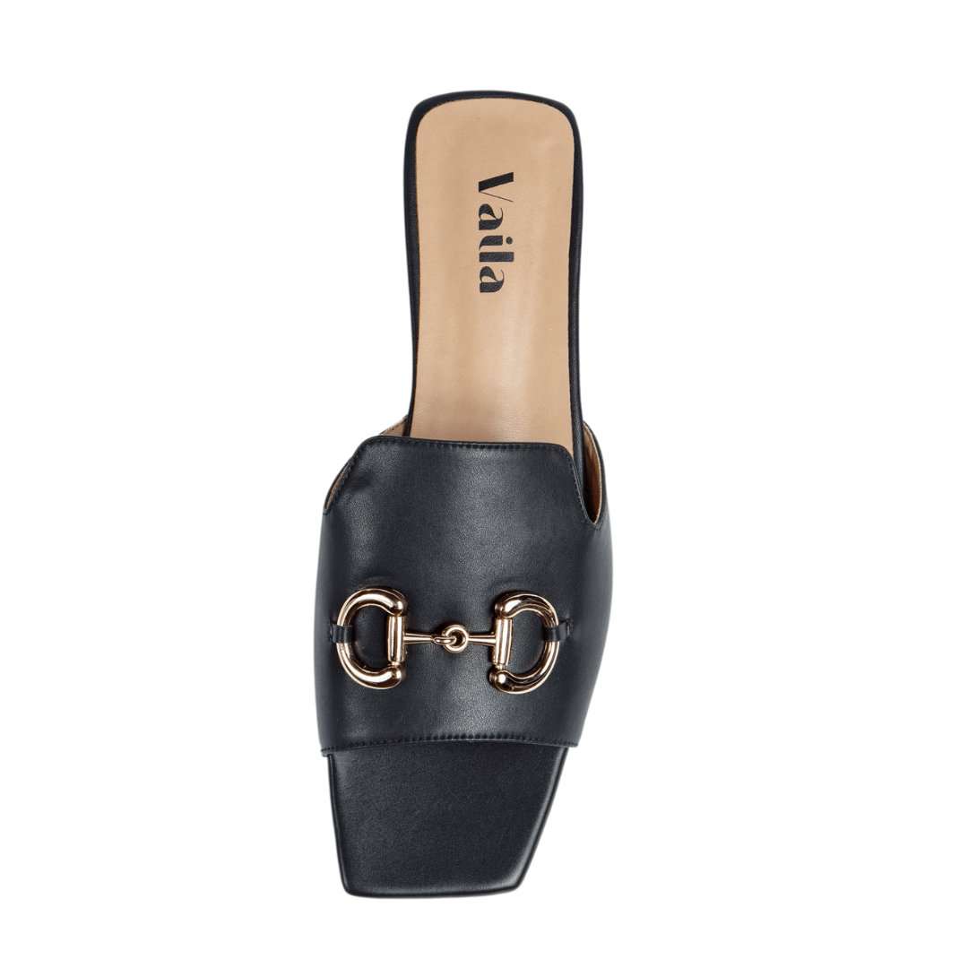 Charlotte Sandals Black Shoes by Vaila Shoes – Don't Panic Shoes