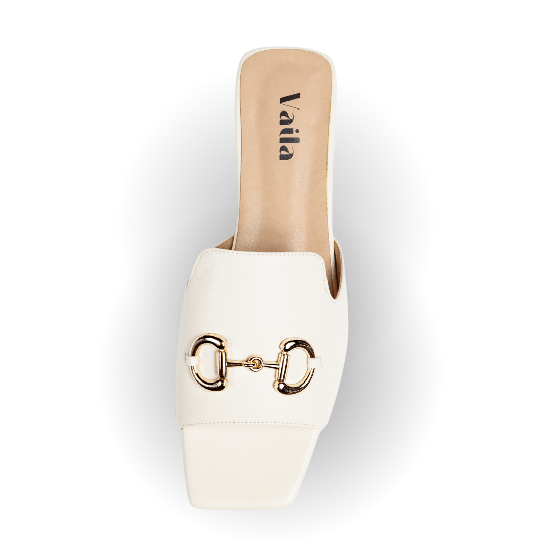 Charlotte Sandals Cream Shoes by Vaila Shoes – Don't Panic Shoes