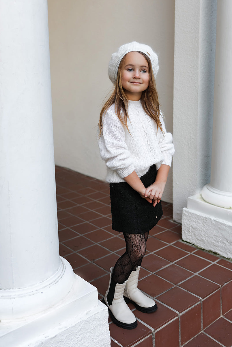 Zoe Italian Calf Leather Chelsea Boots For Kids Luxury Edition