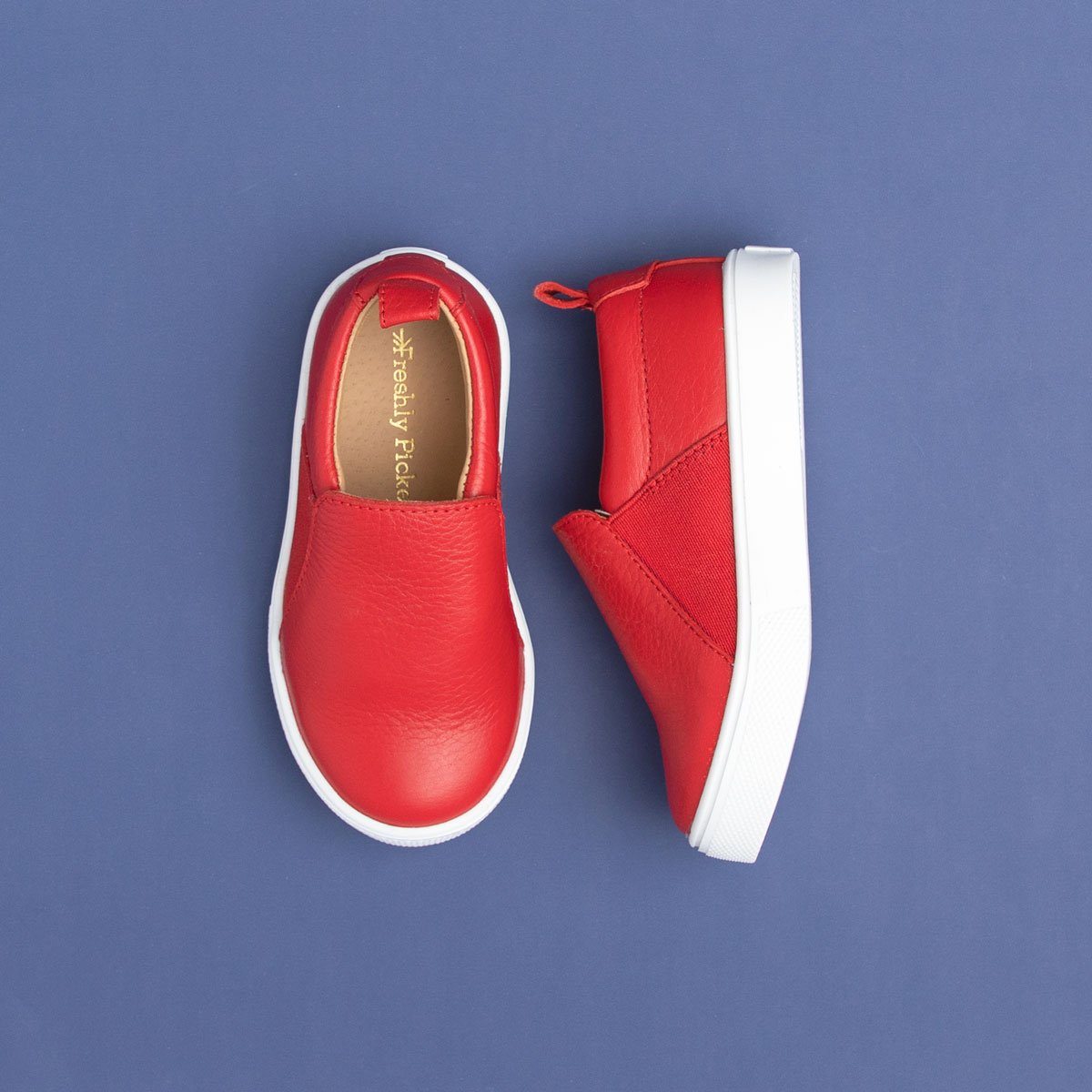 Cherry Slip - On Sneaker Kids - Slip - On Sneaker by Freshly Picked – Don't Panic Shoes