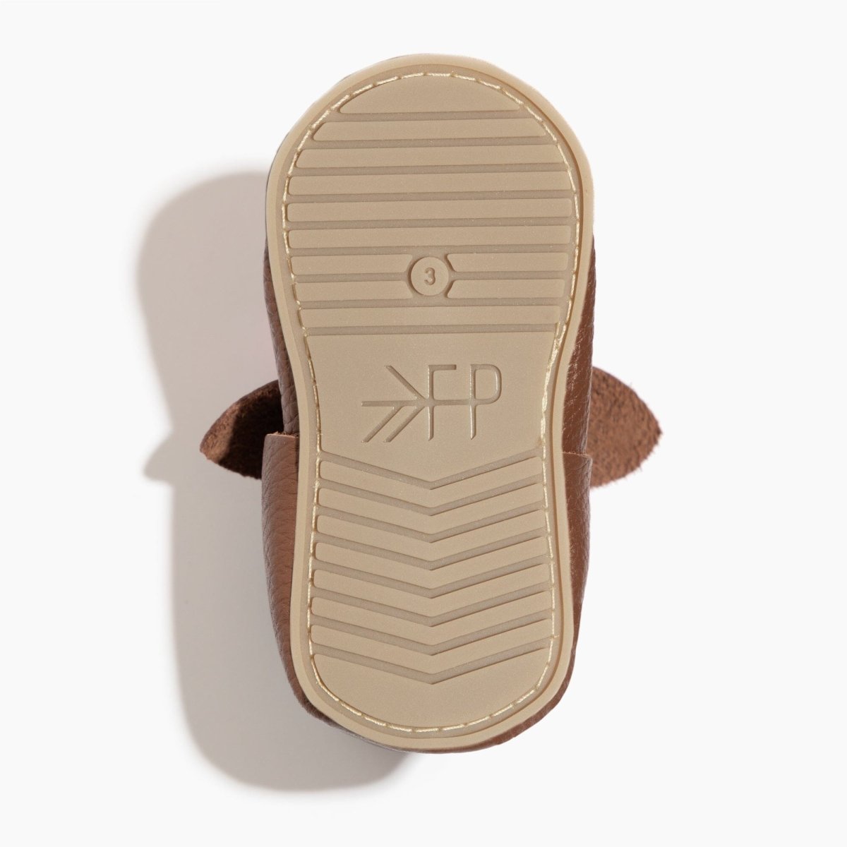 Chestnut Knotted Bow Baby Shoe Knotted Bow Mocc by Freshly Picked – Don't Panic Shoes