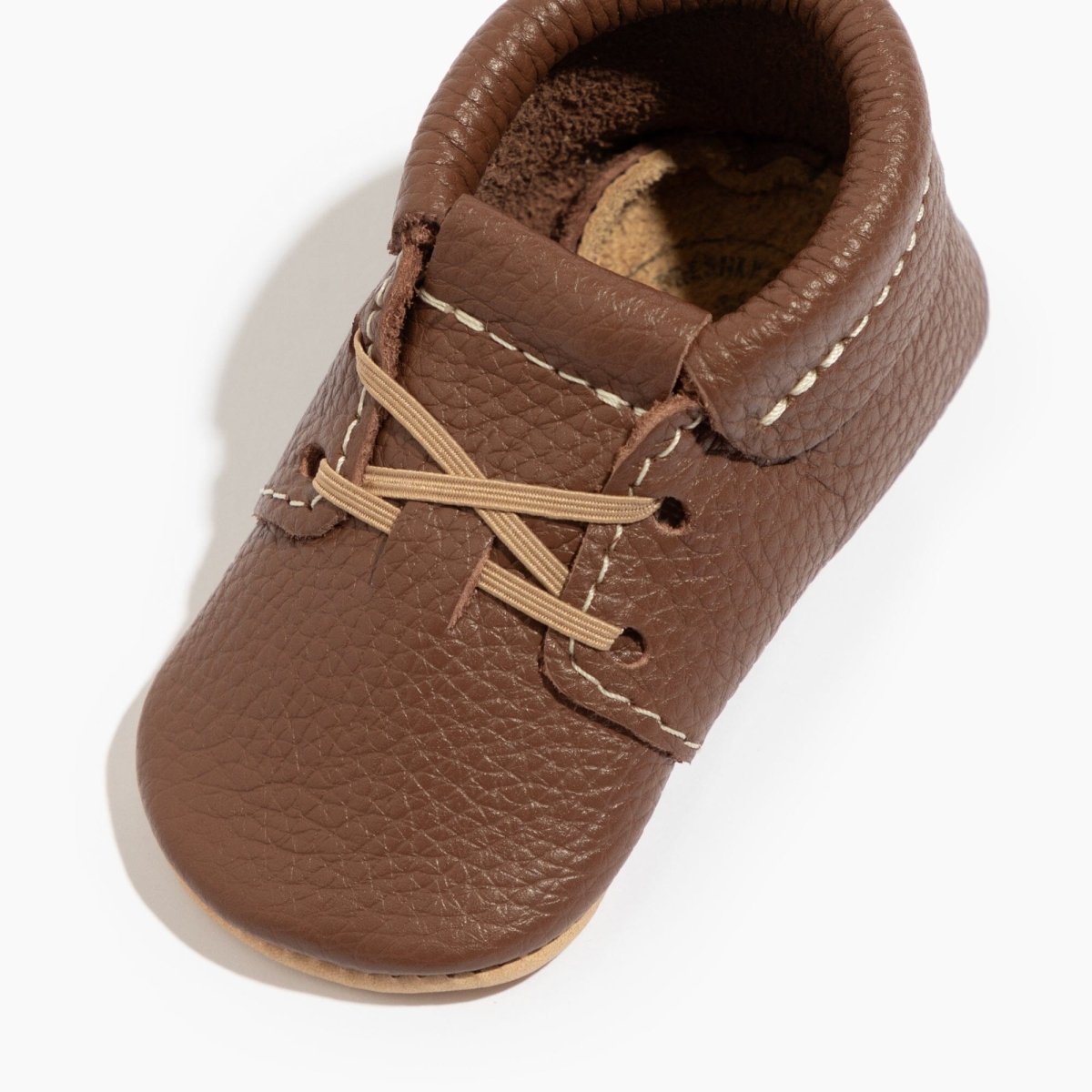 Chestnut Oxford Baby Shoe Oxford by Freshly Picked – Don't Panic Shoes