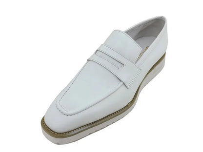 Chic Patina Burnished Penny Loafer Leather Ks518 - 03 Shoes by Carrucci Shoes – Don't Panic Shoes