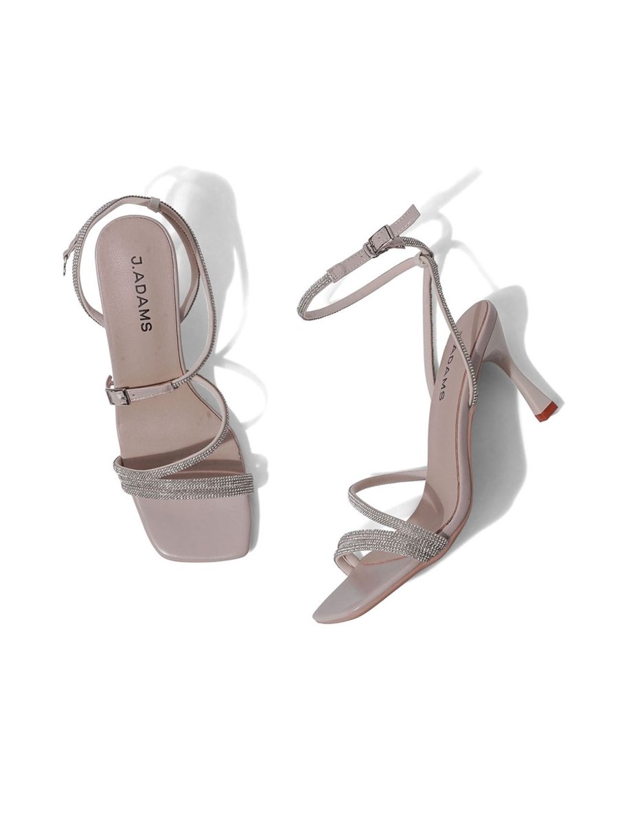 Chloe | Beige Heels by J.Adams – Don't Panic Shoes