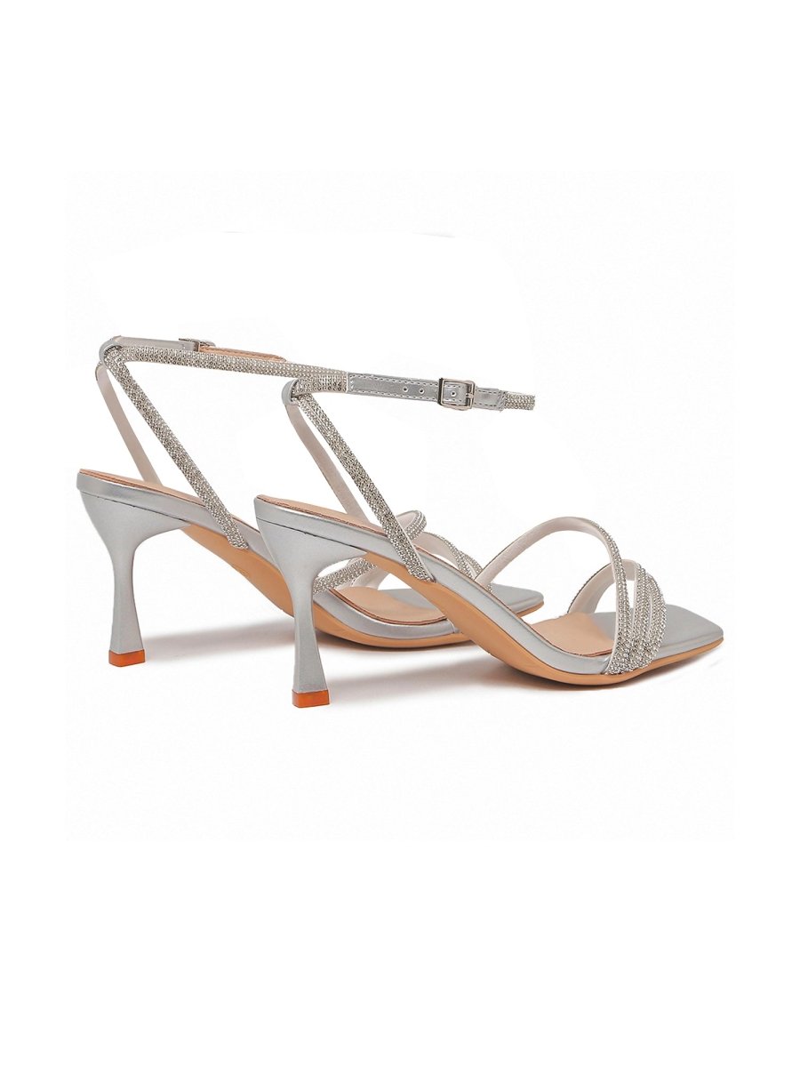 Chloe | Silver Heels by J.Adams – Don't Panic Shoes