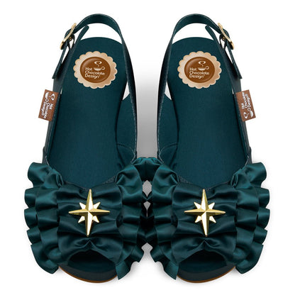 Chocolaticas® Emeraldine Women's Sandal Sandals by Hot Chocolate Design – Don't Panic Shoes