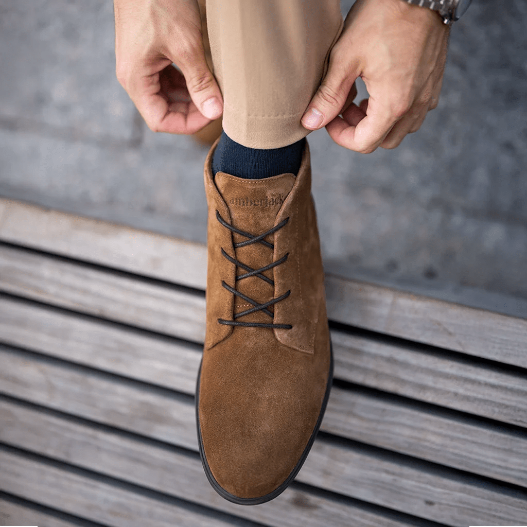 Chukka Grizzly Boots Classic Style Everyday Wear Edition Men's Chukka Boots by Amberjack – Don't Panic Shoes