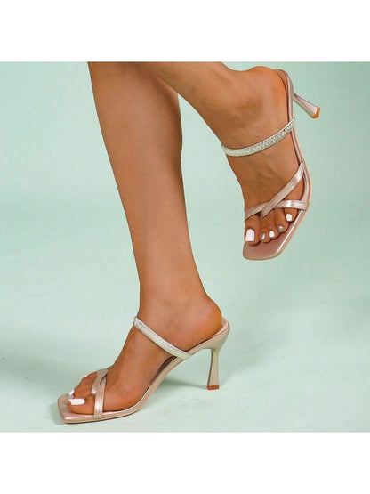 Clara | Gold Heels by J.Adams – Don't Panic Shoes