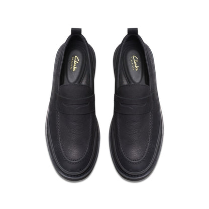 ClarkS Originals Badell Step Men’s Black Leather 26176091 Footwear by Clarks Originals – Don't Panic Shoes