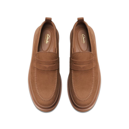 ClarkS Originals Badell Step Men’s Shoes – Brown Nubuck Leather – Style 26176092 – Modern Everyday Essential Footwear by Clarks Originals – Don't Panic Shoes