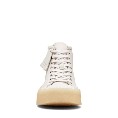 ClarkS Originals Caravan Men’s White Suede Mid Top Shoes 26167698 Footwear by Clarks Originals – Don't Panic Shoes