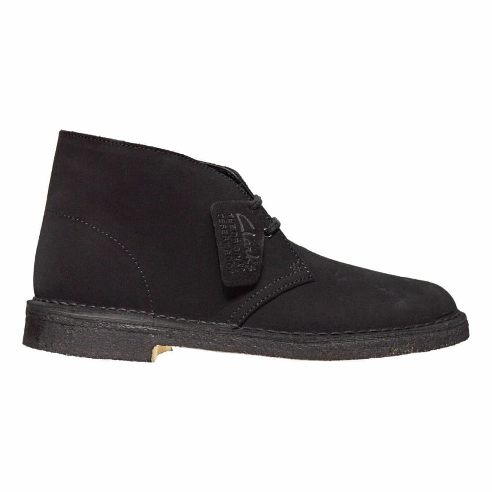 Clarks Originals Desert Boots Men's Black Suede 26155480 Shoes by Clarks Originals – Don't Panic Shoes
