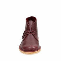Thumbnail for Clarks Originals Desert Boots Men’s Burgundy Tumbled Leather