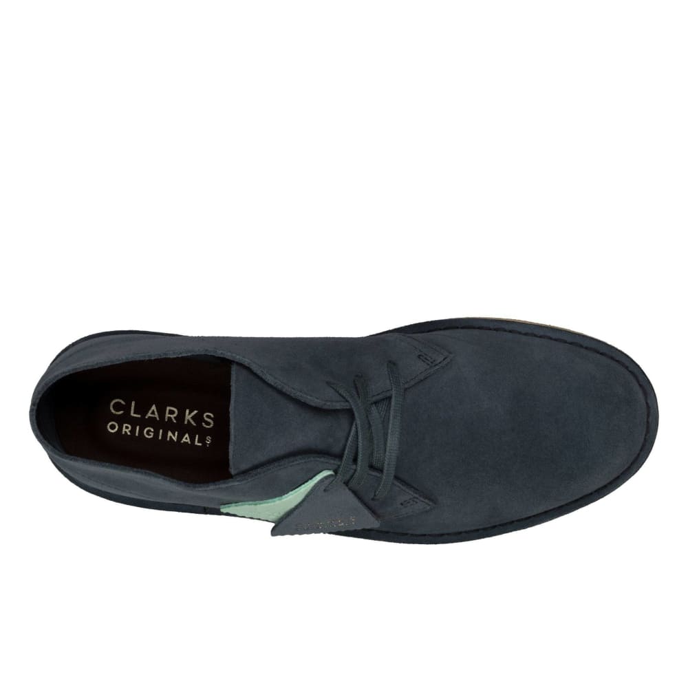 Clarks Originals Desert Boots Men’s Coal Blue Suede 26158669