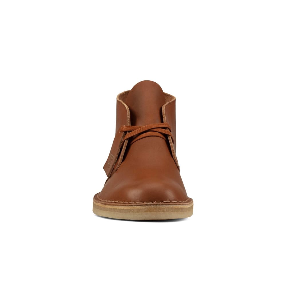 Clarks Originals Desert Boots Men’s Dark Tan Leather