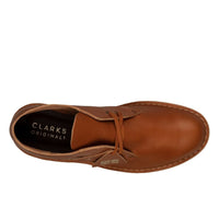 Thumbnail for Clarks Originals Desert Boots Men’s Dark Tan Leather