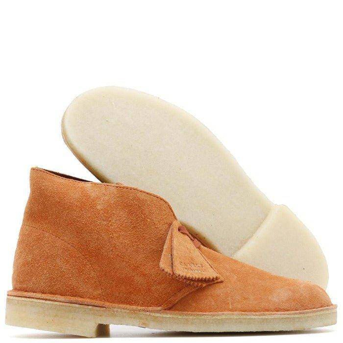 Clarks Originals Desert Boots Men's Ginger Orange Suede 26154730 Shoes by Clarks Originals – Don't Panic Shoes