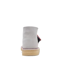 Thumbnail for Clarks Originals Desert Boots Vcy Men’s Gray And Red Suede