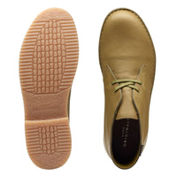 Thumbnail for Clarks Originals Desert Boots Gtx Men’s Khaki Green Leather