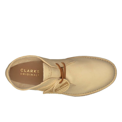 Clarks Originals Desert Boots Men's Natural Tan Leather 26159528 Shoes by Clarks Originals – Don't Panic Shoes