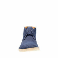Thumbnail for Clarks Originals Desert Boots Men’s Navy Blue Fabric