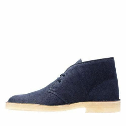 Clarks Originals Desert Boots Men's Navy Blue Fabric 26131980 Shoes by Clarks Originals – Don't Panic Shoes
