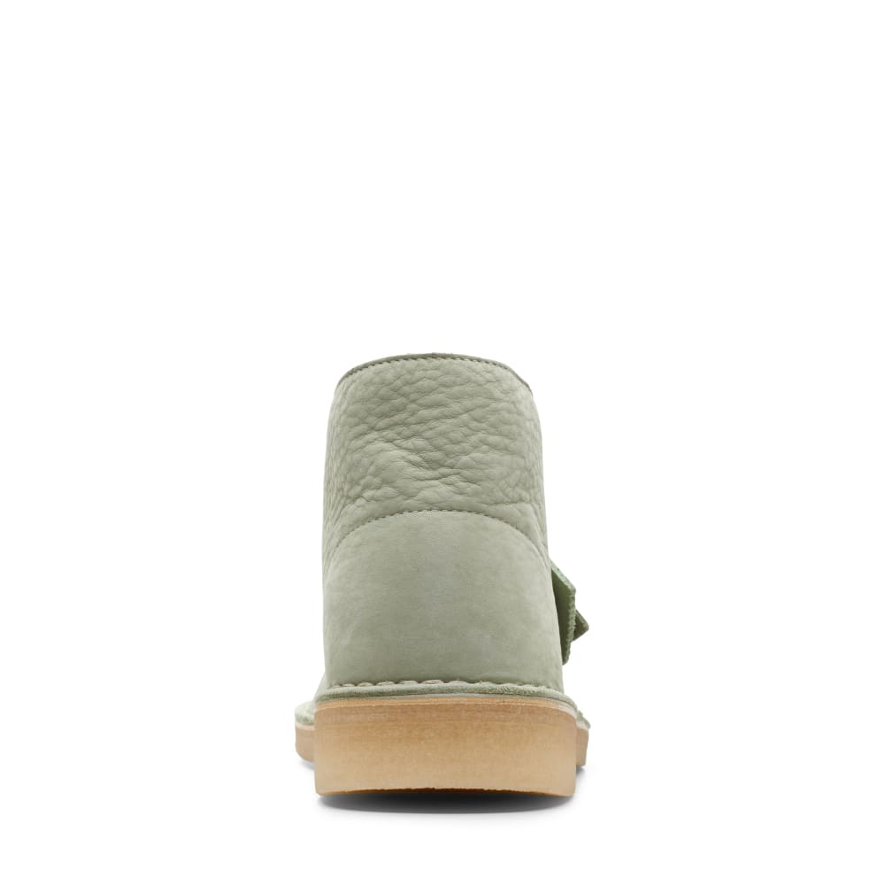 Clarks Originals Desert Boots Men’s Pale Green Leather