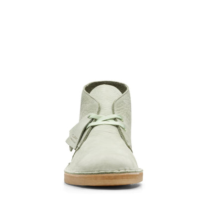 Clarks Originals Desert Boots Men's Pale Green Leather 26165743 Shoes by Clarks Originals – Don't Panic Shoes