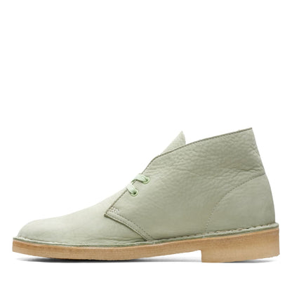Clarks Originals Desert Boots Men's Pale Green Leather 26165743 Shoes by Clarks Originals – Don't Panic Shoes