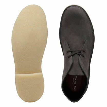 Clarks Originals Desert Boots Men's Slate Gray Suede 26144232 Shoes by Clarks Originals – Don't Panic Shoes