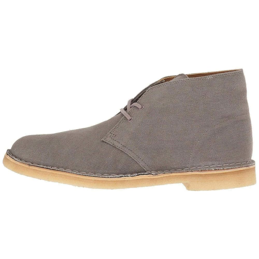 Clarks Originals Desert Boots Men's Taupe Canvas Fabric 26131983 Shoes by Clarks Originals – Don't Panic Shoes