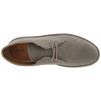 Clarks Originals Desert Boots Men's Taupe Canvas Fabric 26131983 Shoes by Clarks Originals – Don't Panic Shoes
