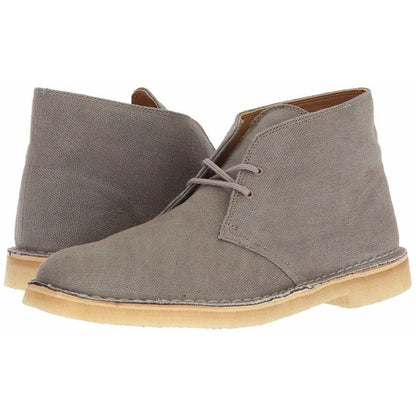 Clarks Originals Desert Boots Men's Taupe Canvas Fabric 26131983 Shoes by Clarks Originals – Don't Panic Shoes