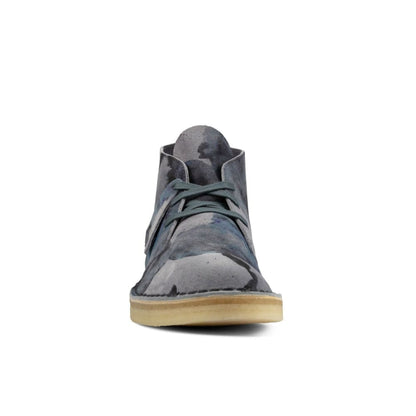 Clarks Originals Desert Coal Boots Men's Blue Camo Suede 26160188 Shoes by Clarks Originals – Don't Panic Shoes