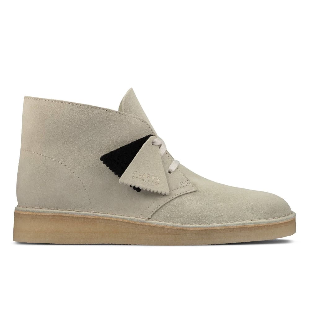 Clarks Originals Desert Coal Boots Men's Off White Suede 26156684 Shoes by Clarks Originals – Don't Panic Shoes